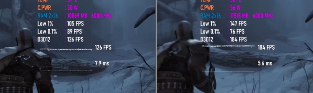 GeForce RTX 5090 32GB vs GeForce RTX 4090 24GB | 2160p<br>
GeForce RTX 5090 32GB vs GeForce RTX 4090 24GB | 2160p |
System: Windows 11 Ryzen 7 980... GeForce RTX 5090 32GB vs GeForce RTX 4090 24GB | 2160p by 인공지능